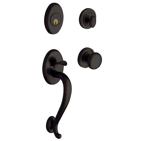 Baldwin Double Cylinder Handlesets Oil Rubbed Bronze 85315.102.RDBL